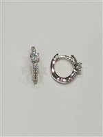 Orecchini Gazzola Donna in Oro bianco Zircone OROBPLZIRCM16